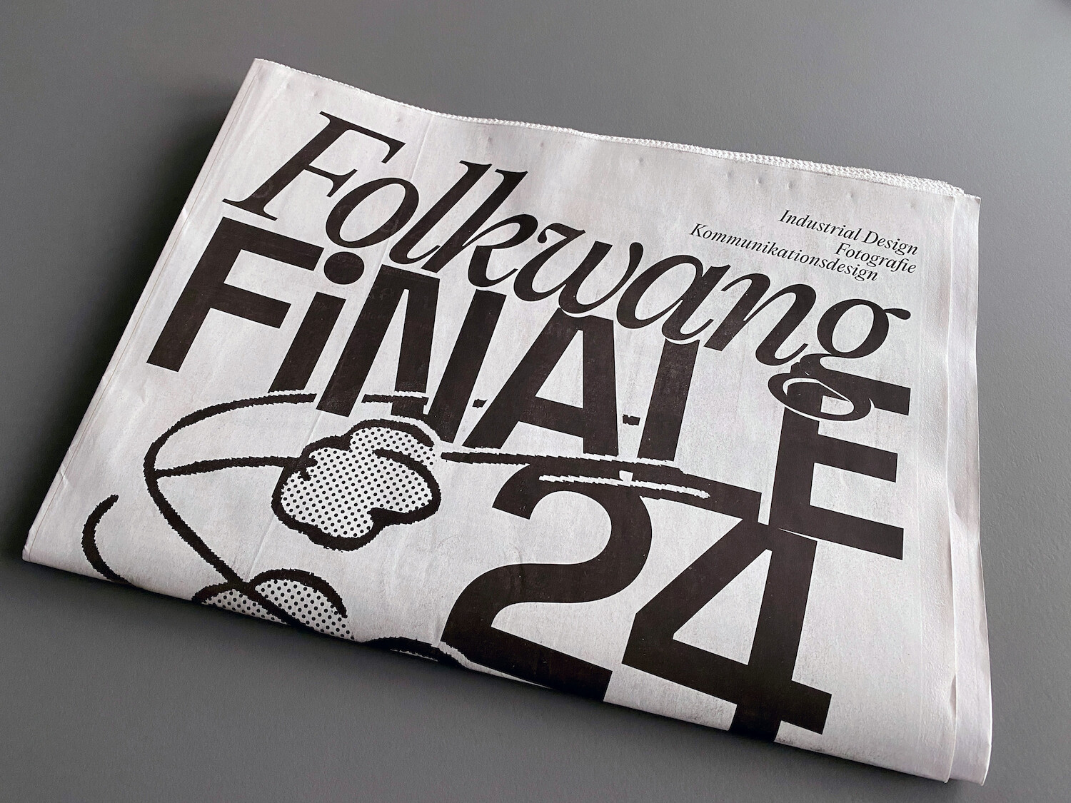 Zeitung zum Finale mit allen Abschlussarbeiten