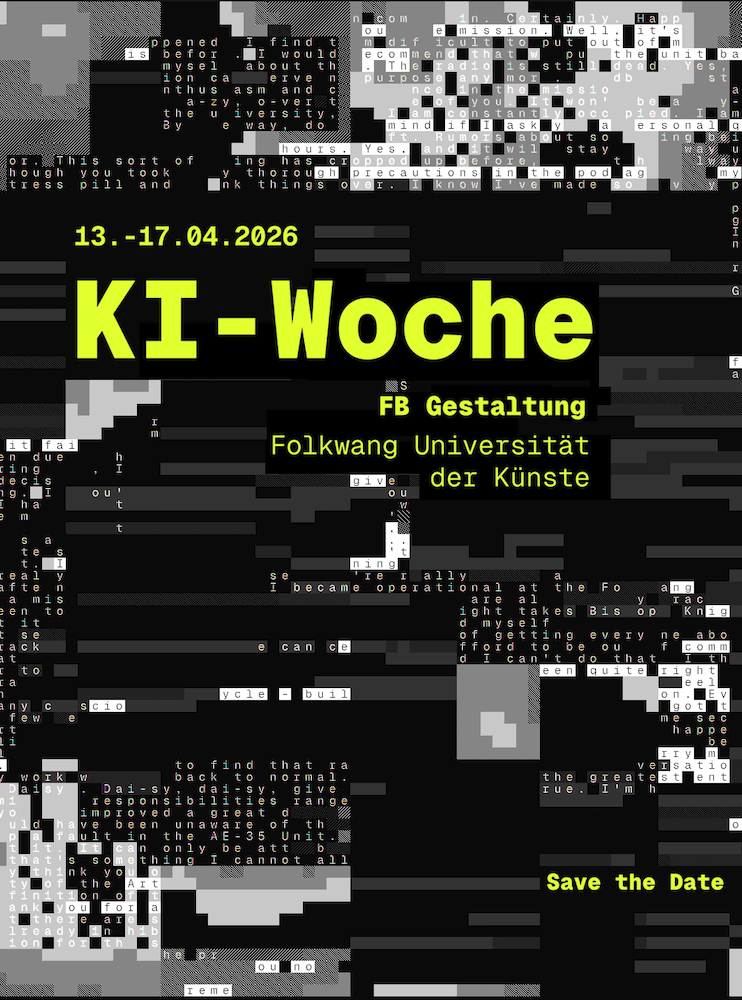 Artikel Vorschaubild: Folkwang AI Week 2026|13–17 April 2026